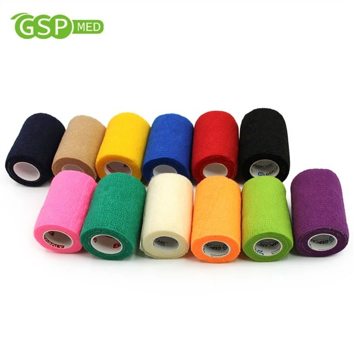 Daily Use New Medical Protect Cohesive Elastic Self Adhesive Bandage For Athlete